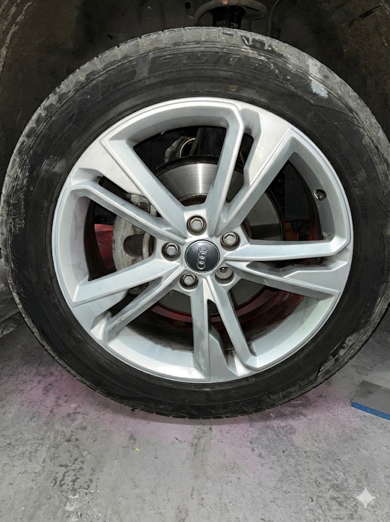 Damaged Alloy Wheel after